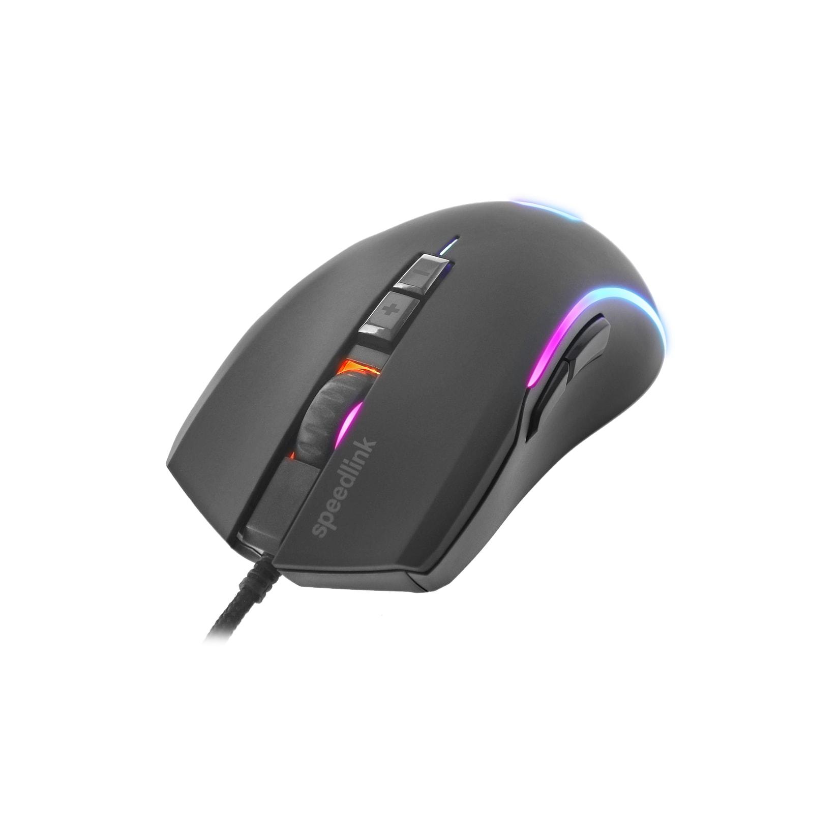 SPEEDLINK ZAVOS RGB Gaming Mouse, rubber-black