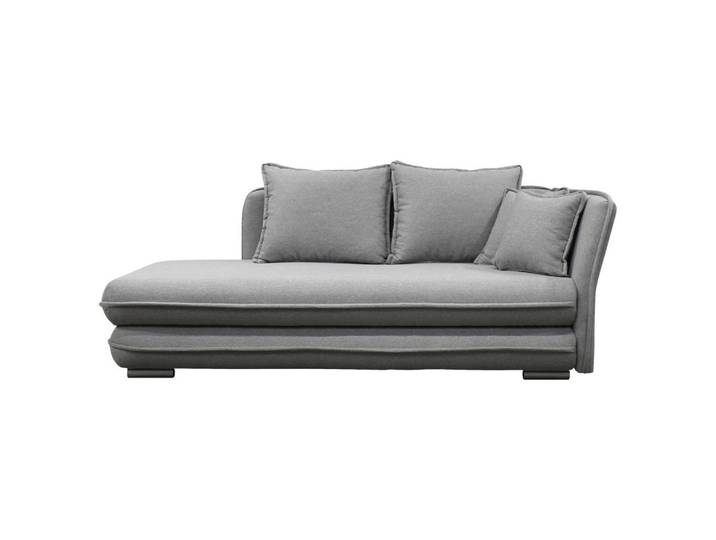 Mid.you Liege, Grau, Kunststoff, 2-Sitzer, Füllung: Schaumstoff, Rücken echt, Armteil rechts, Wohnzimmer, Sessel, Relaxliegen