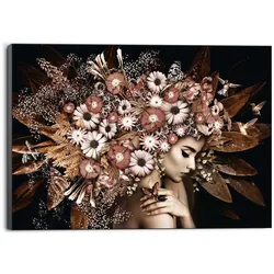 Bild FLOWER EXPLOSION (BHT 140x100x3,10 cm) - bunt - BHT 140x100x3,10 cm