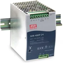 Moxa SDR-480P-48 - Netzteil (DIN-Schienenmontage möglich), Netzwerk Adapter