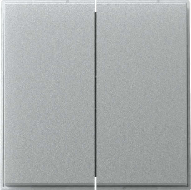 Gira Plaque double droite couleur aluminium 349565 (349565)