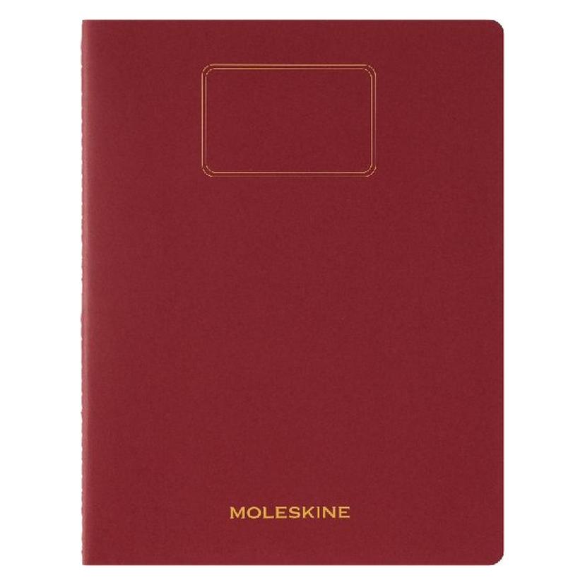 Moleskine Student Cahier XXL bla Rot (XXL, Blanko, Weicher Einband) (CHSTU73F4)