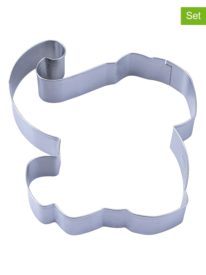 Dr. Oetker 2er-Set: Edelstahl-Ausstecher "Elefant" - (B)12 x (H)2,5 x (T)11 cm - onesize