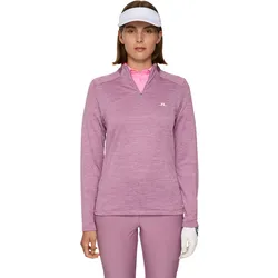 J. LINDEBERG Layer Steffi 1/4 Zip, lila/grau