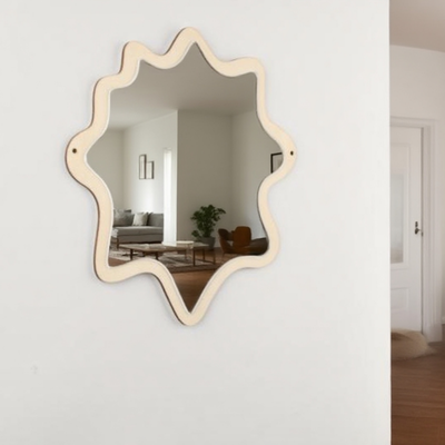 Fusion Finds Boho Daisy Wall Mirror For Girls Room Nordic Acrylic Floral Wall Decor b