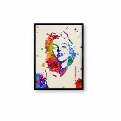 POSTER Marilyn Monroe Aquarell 30X40cm Rahmenlos
