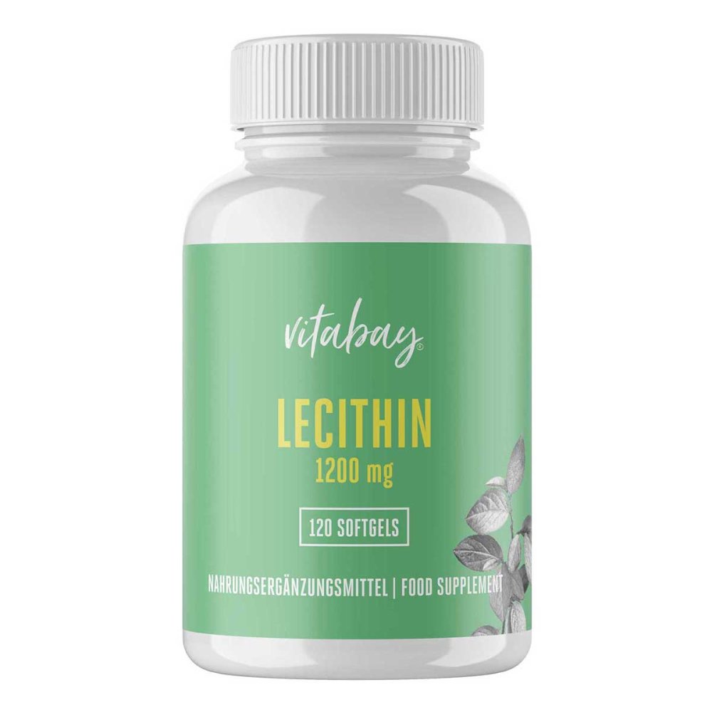 Vitabay CV Lecithin 1200 Mg Sojalecithin+Vit.E vegan Weichk. 18236619