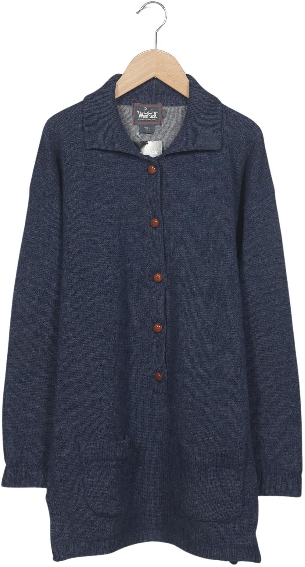 Woolrich Damen Pullover, Marineblau, Gr. L, Wolle - Second Hand
