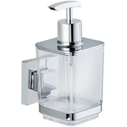 Seifenspender QUADRO (BHT 7,50x16x10 cm) - weiß - BHT 7,50x16x10 cm