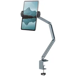 Desire2 Tablet Holder Flex Arm Mount for 12.9" Silver, Tablet Halterung, Silber