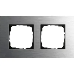 Gira Abdeckrahmen 2fach edelstahl 0212219