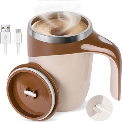 Uplifted Finds Automatic Magnetic Self Stirring Coffee Mug brown