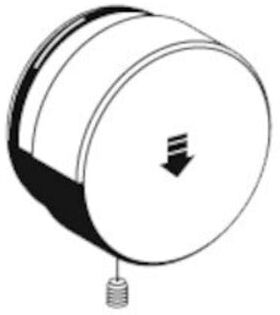 Schell Bouton de commande LINUS DP-SC-V, chromé (480540699)