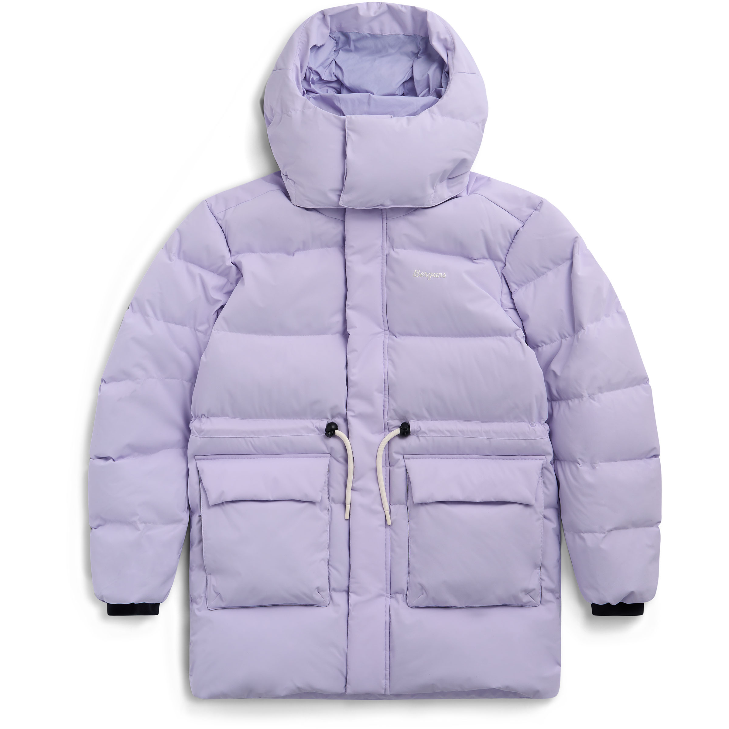 Bergans Dyna Down Parka Damen Winterjacke lila Größe L Lifestyle Widerstandsfähig Wasserabweisend
