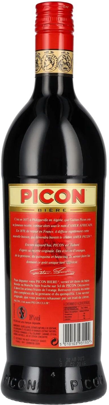 Picon BIÈRE Aperitif à l'Orange 18% Vol. 1l