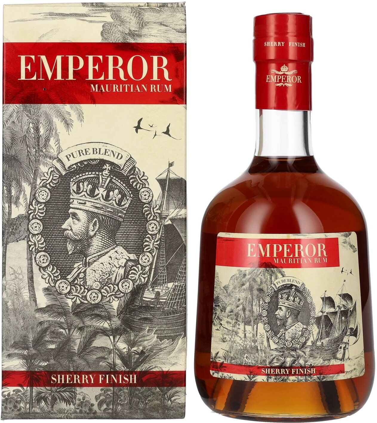 Emperor Rum Emperor Mauritian Rum Aged Blend Sherry Finish 40% Vol. 0,7l in Geschenkbox