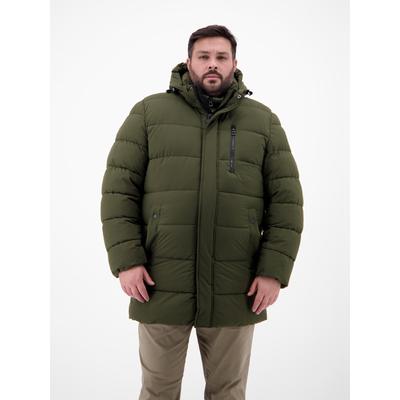 Winterjacke LERROS "Herren Steppjacke in Großen Größen", Herren, Gr. 3XL, grün (original olive), 100% Polyester, Jacken Winterjacke