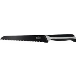 Birkmann Brötchenmesser, Küchenmesser, Schwarz, Silber