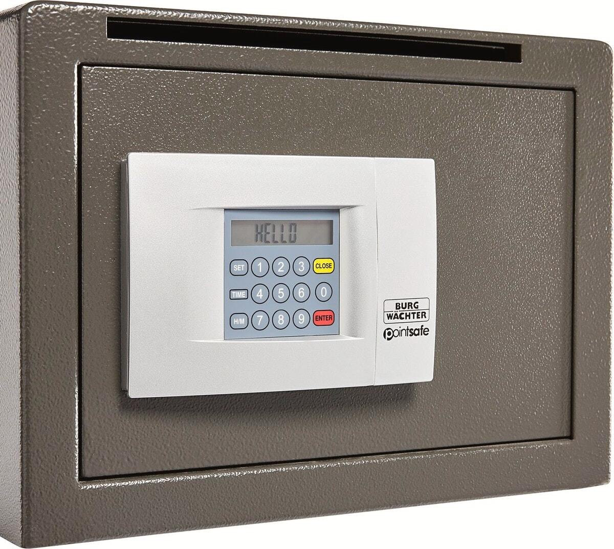 Burg-Wächter Meubelkluis Point-Safe P2 E EWS met elektronisch cijferslot, invoerschlit en legplank
