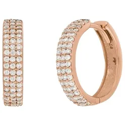 LEAF - OHRRINGE - CREOLE SHINY - rosegold
