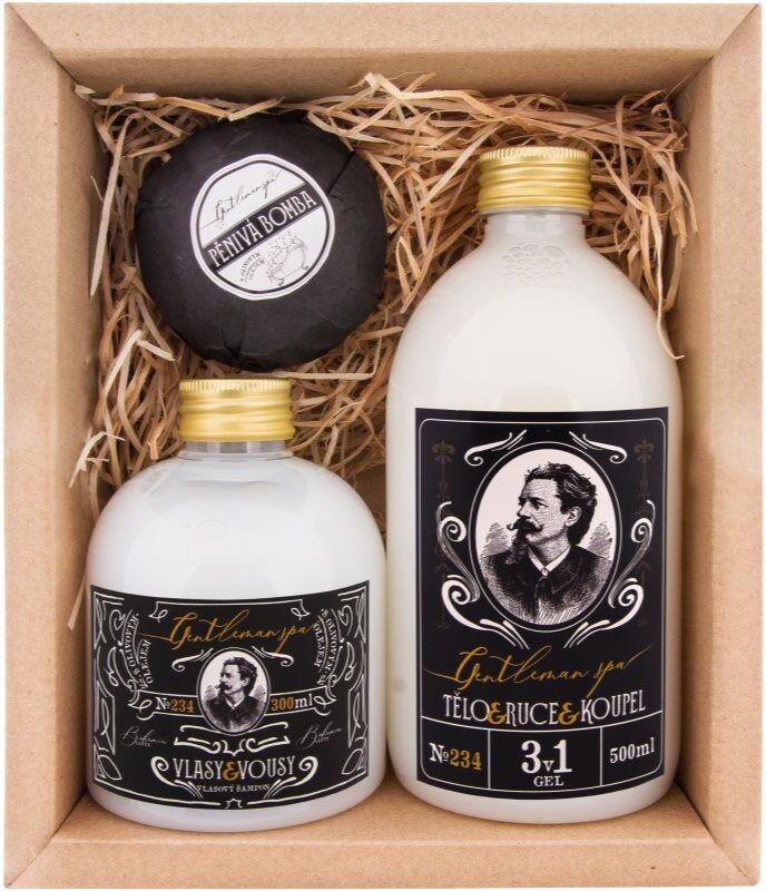 Bohemia Gifts Gentleman Spa coffret cadeau pour le bain pour homme