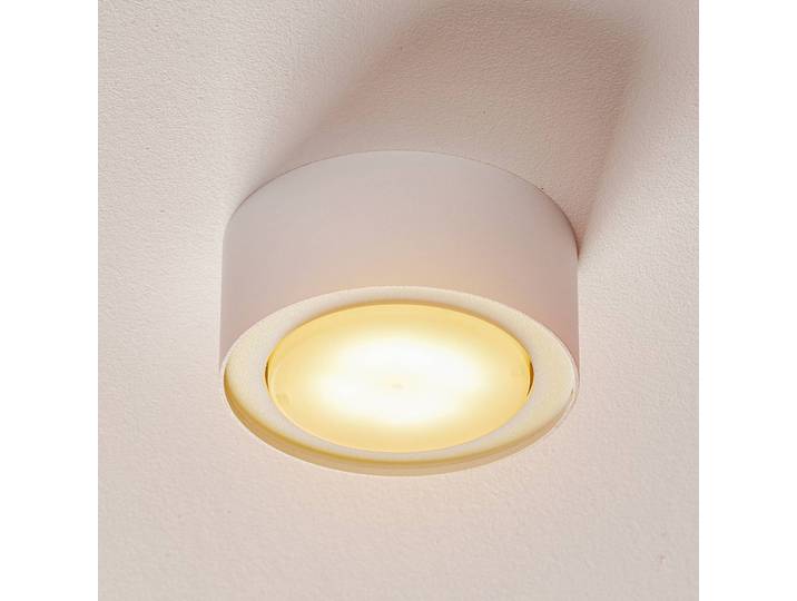 Deckenleuchte Flea Nowodvorski Lighting, dimmbar, weiß / opal, für Wohn- / Esszimmer, Metall