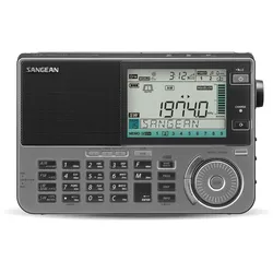 SANGEAN Weltempfänger ATS-909 X2 Wecker Echtzeit MP3 RDS schwarz