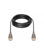 DIGITUS DisplayPort AOC Hybrid Glasfaserkabel UHD 8K 20 m Gold (AK-340107-200-S)