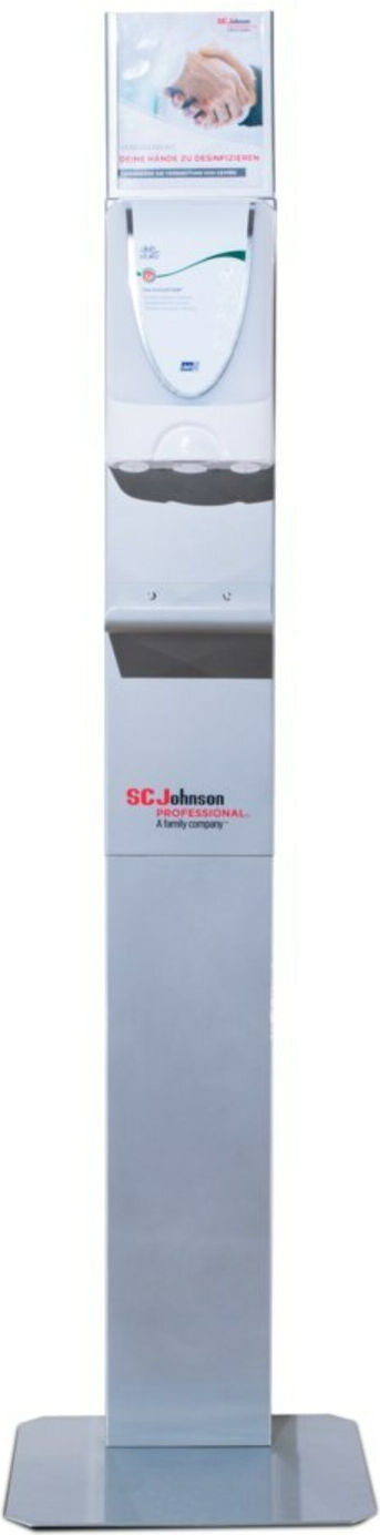 Spendersäule SCJ PRO H.inkl.Display 148cm ; SC Johnson Professional (INFOFLDISP)