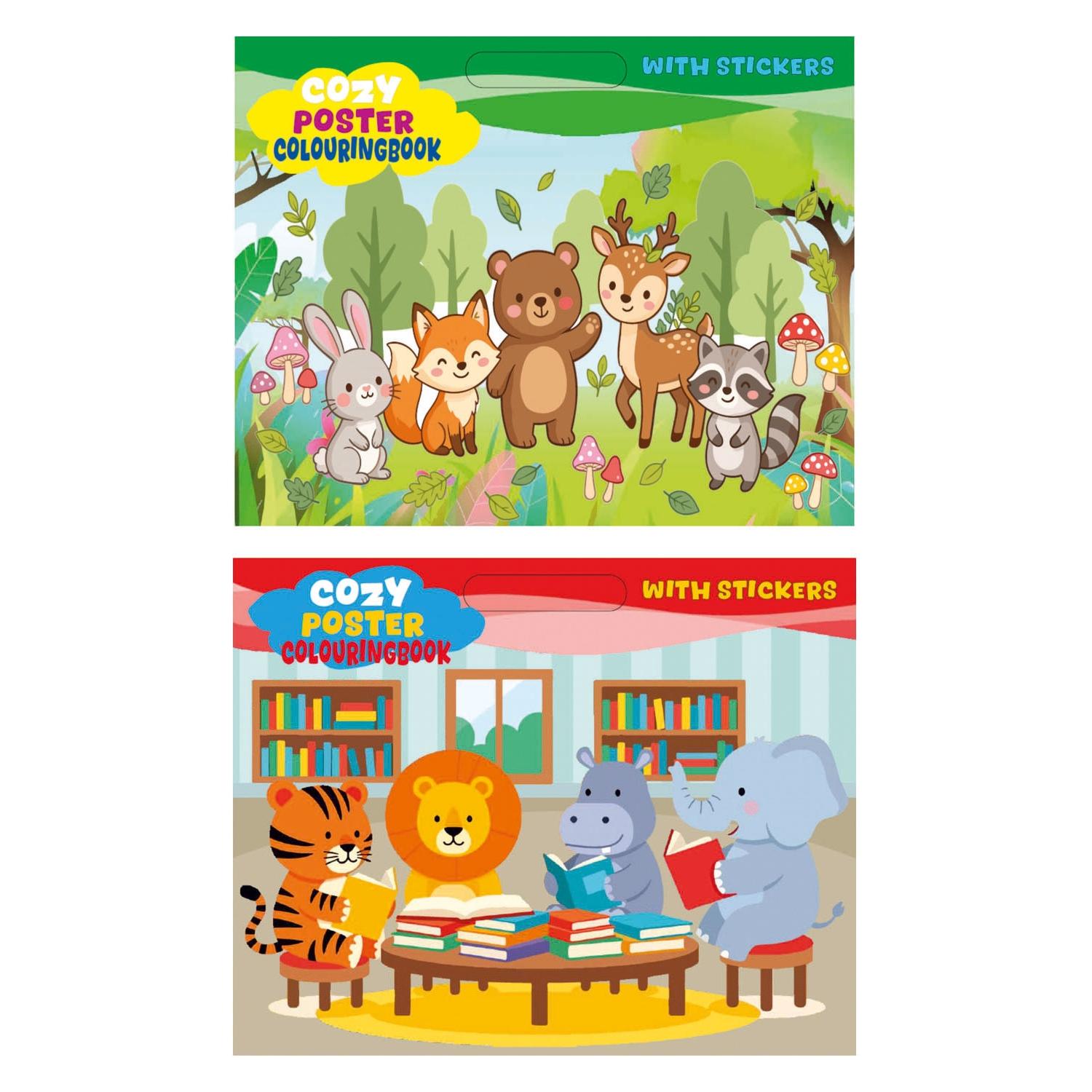 Boek Specials Gemütliches Mal- und Stickerbuch - 48 Seiten (77311698)