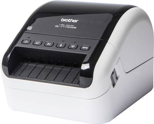 Brother QL-1110NWBc Etikettendrucker Thermodirekt 300 x 300 dpi Etikettenbreite (max.): 103.6mm LAN, USB