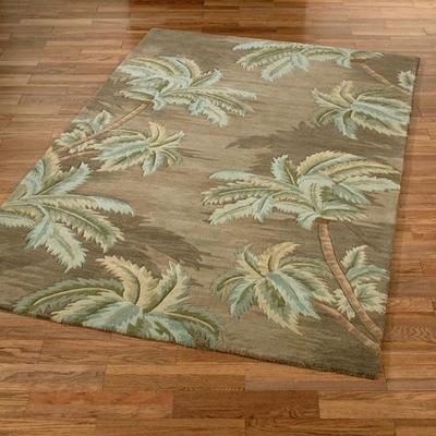 Kas Oriental Rugs Inc / Ds "Palm Trees Rectangle Rug Moss, 3'6"" x 5'6"", Moss"
