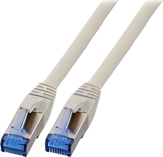 EFB RJ45 Patchkabel S/FTP Cat.6A Cat7 TPE superflex, 10m, grijs