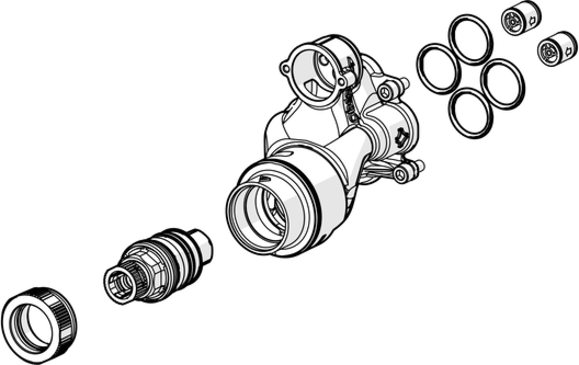 Hansa Funktionseinheit Thermostat 59914314 Wanne-Brause 59914314