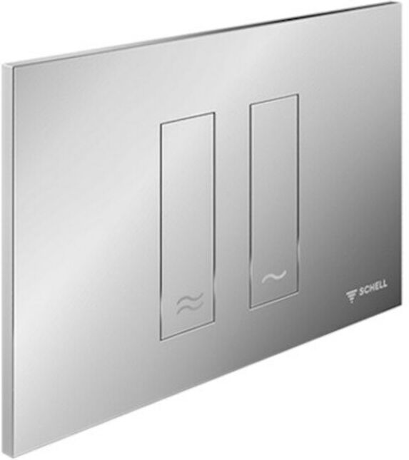 Schell Plaque de commande WC MONTUS TOWER blanche, commande avant ou dessus, pour double chasse (031211599)