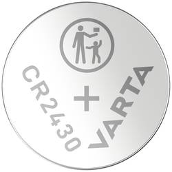Varta Knopfzelle CR2430 3 V 1 St. 290 mAh Lithium LITHIUM Coin CR2430 Bli 1 6430101401