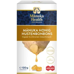 Manuka Health HUSTENBONBONS INGWER-ZITRONE MGO 400+ 100 g Bonbons