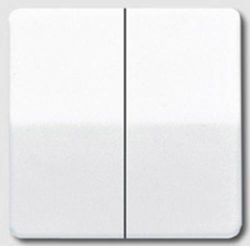 Jung 2fach Abdeckung Serienschalter, Serientaster Creme-Weiß CD595 1St.