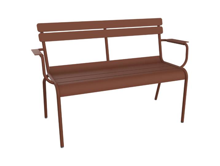 Fermob LUXEMBOURG 2-Sitzer-Gartenbank Aluminium