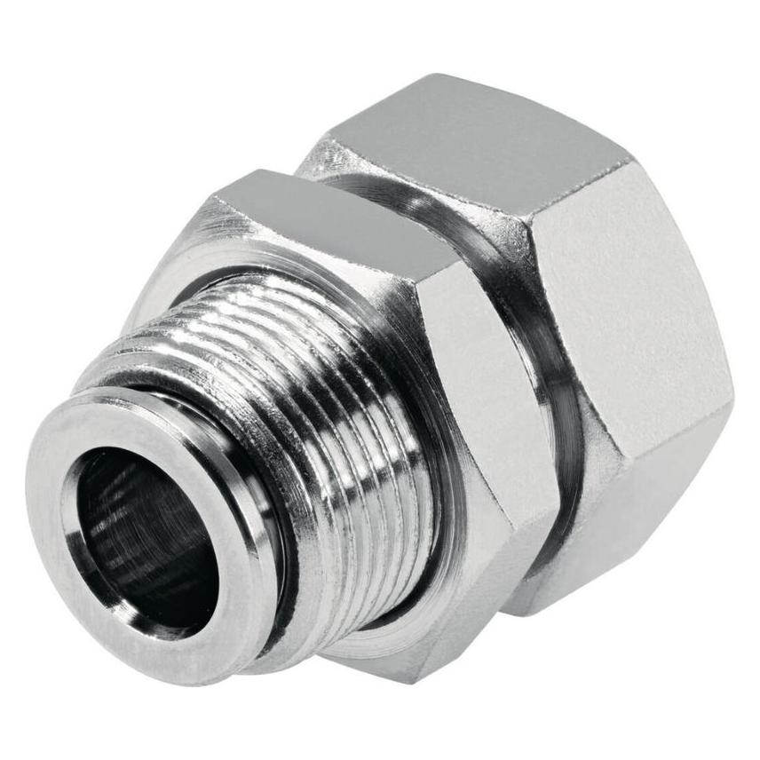 Festo Bulkhead G1/8 to 8mm (NPQH-H-G18F-Q8-P10)