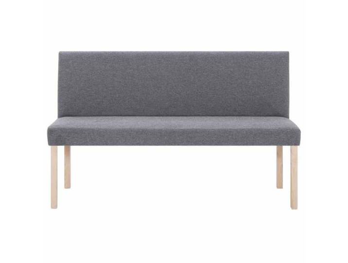 VIDAXL(5631)Banc 139 5 cm Gris clair Polyester Banc de hall/salon