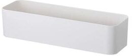 Uplift Treasures Wall Mounted Storage Organizer Box Adhesive Shelf Rack white L