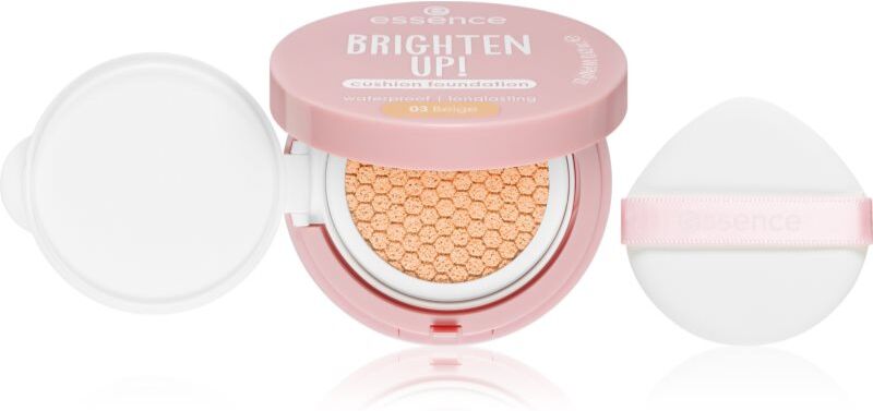 essence BRIGHTEN UP! Cushion Foundation cushion foundation shade 03 Beige 12 g