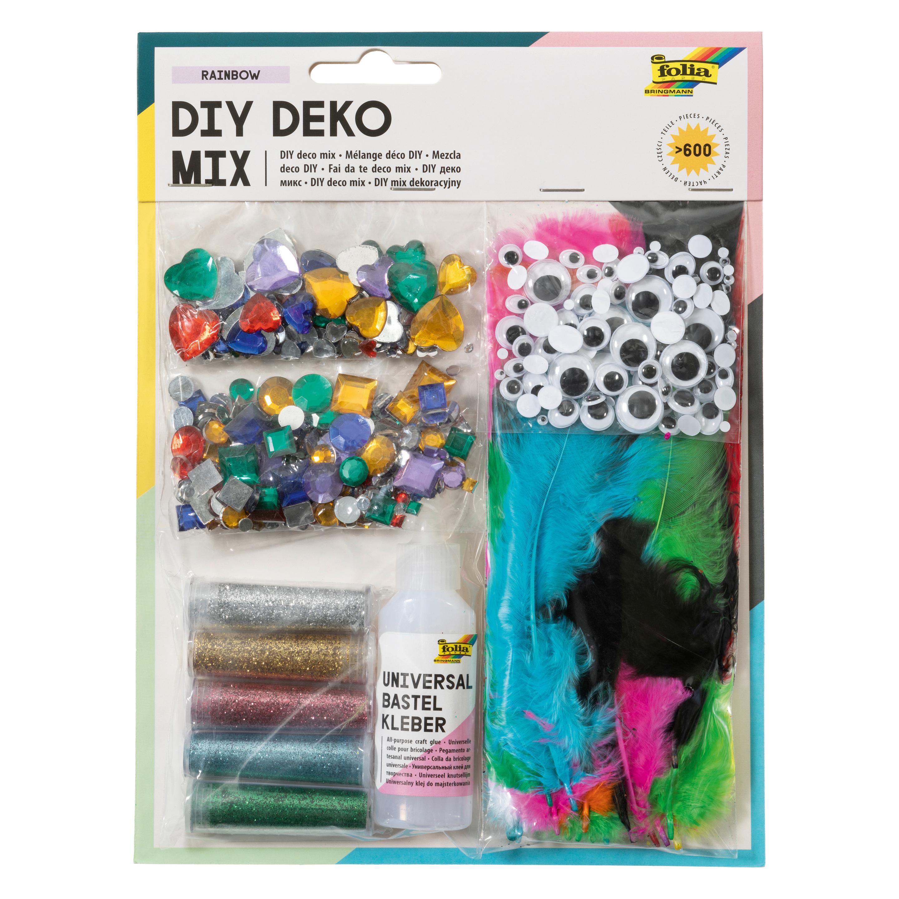 Folia Deko-Mix-Bastelset 12420 über 600 Teile (12420)