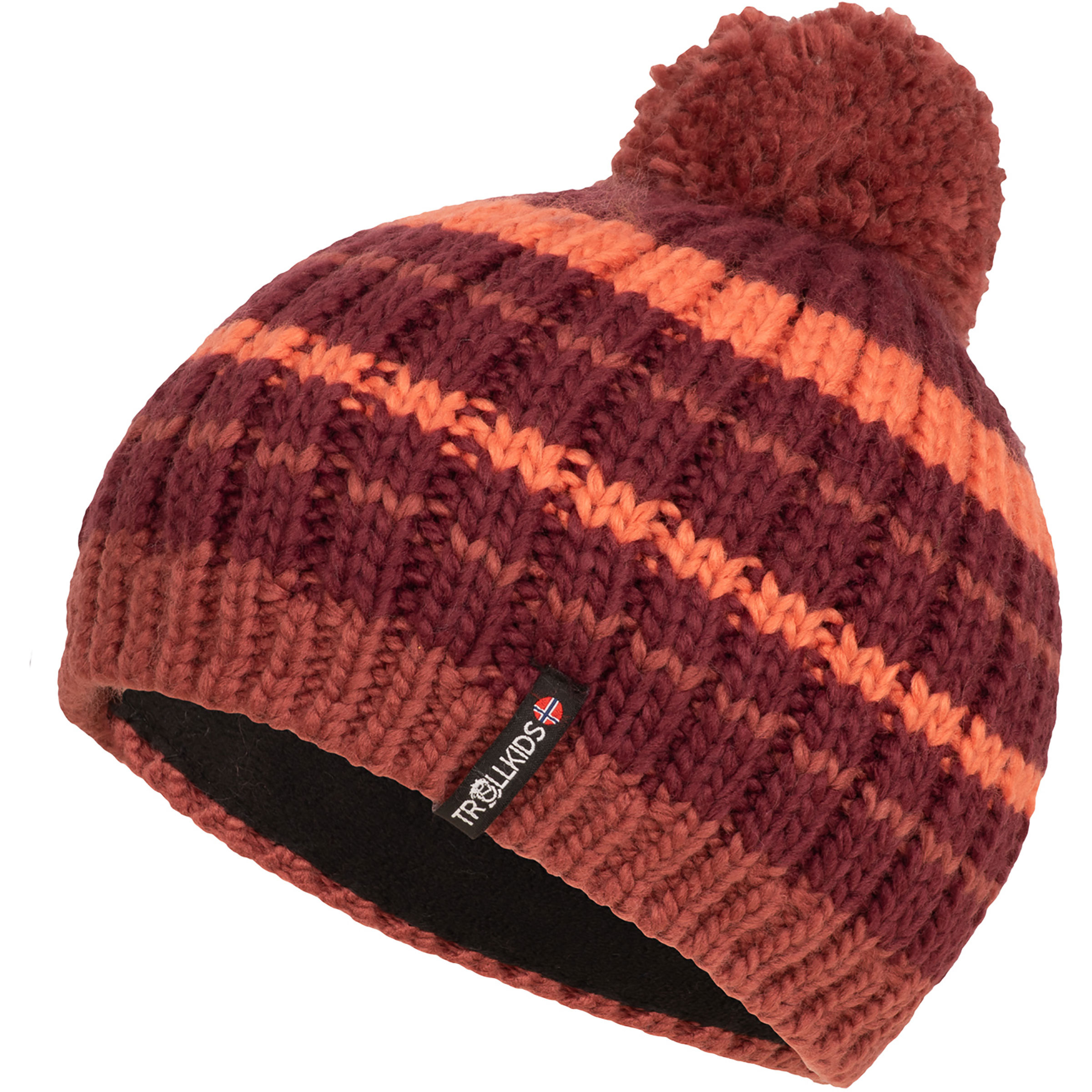 Trollkids Hafjell Bobble Kinder Mützen & Beanies frozen berry-deep ruby-pink Größe 48 Lifestyle Schnell trocknend