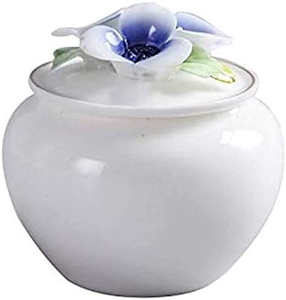 Set van 2 decoratieve keramische herdenkingsurnen
