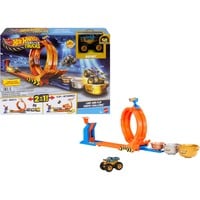 Hot Wheels Monster Trucks 2-in-1 Loop & Flip Challenge, Rennbahn