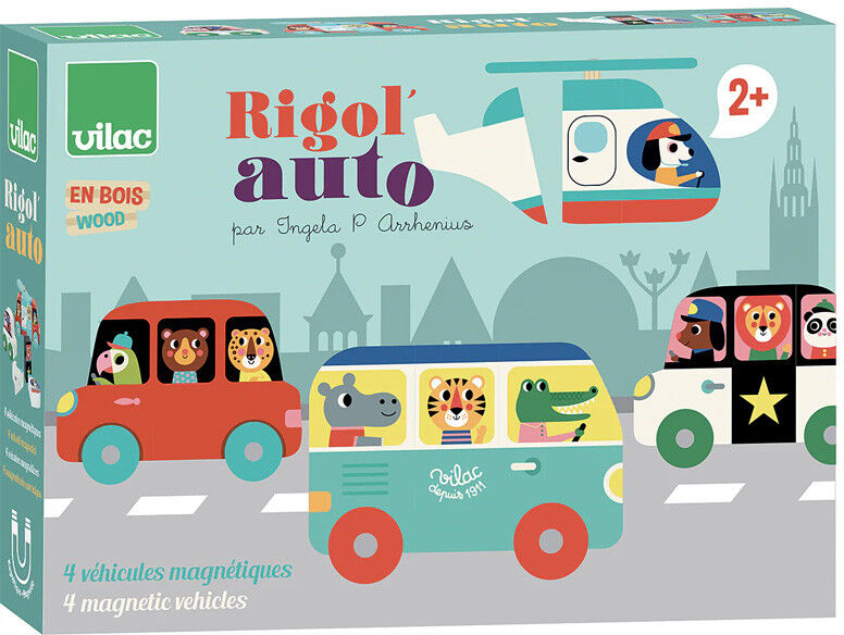 Jeu d'éveil Rigol'Auto Ingela P.Arrhenius - Vilac