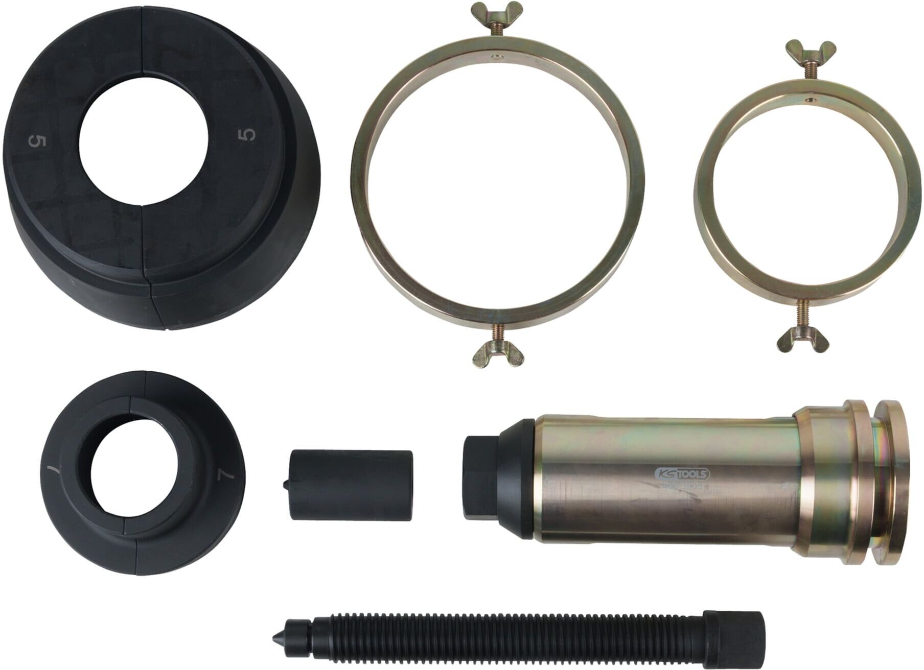 KS Tools Differential-Hauptwellenlager-Abzieher-Satz für Scania, 7-tlg (460.3905)