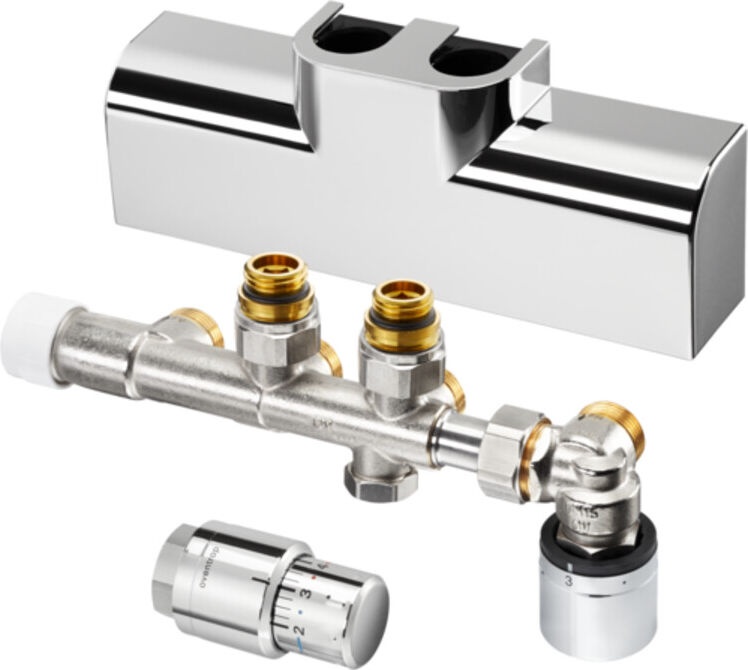 Oventrop Anschlussset Multiblock T-RTL we, für Multiblock T-RTL/Uni SH, Eckform (1184188)